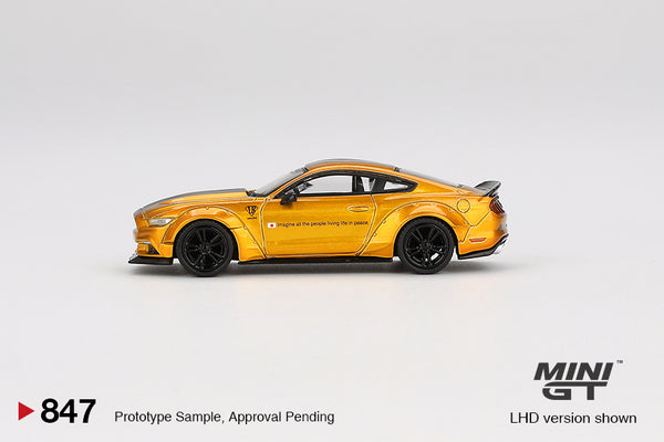 [MINI GT] LB-Works Ford Mustang LB Gold