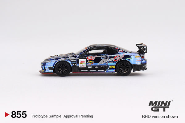 [MINI GT] Nissan Silvia (S15) D-MAX #70 D-MAX Racing 2023 D1 Grand Prix - Japan Exclusive RHD / D1 Blister Packaging