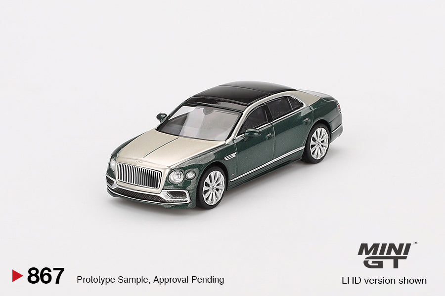 [MINI GT] Bentley Flying Spur White Sand Verdant