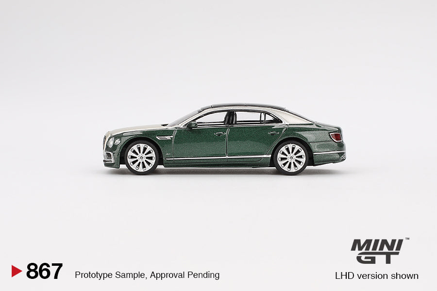 [MINI GT] Bentley Flying Spur White Sand Verdant