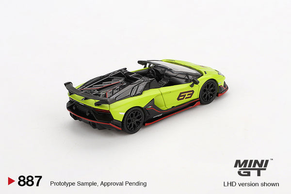 [MINI GT] Lamborghini Aventador SVJ 63 Roadster Verde Shock