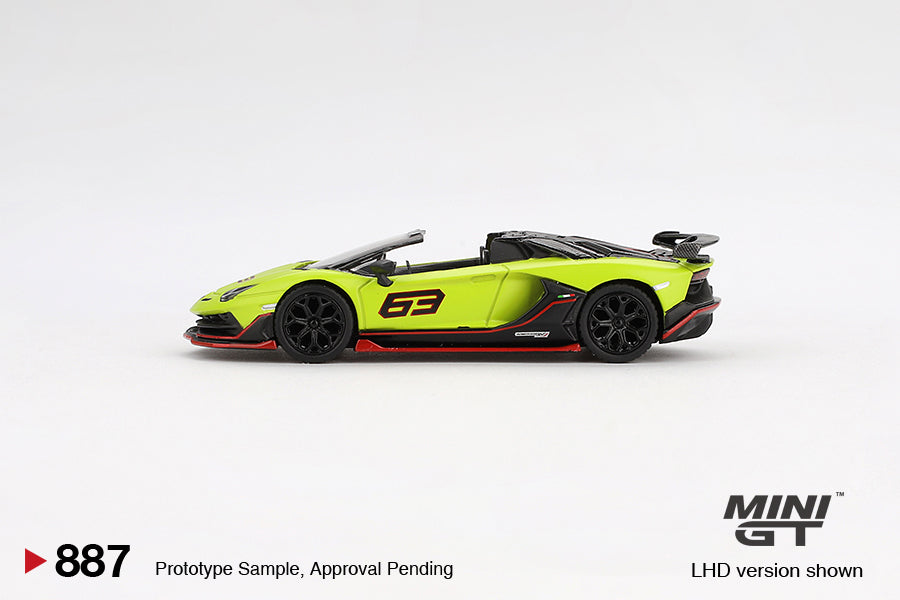 [MINI GT] Lamborghini Aventador SVJ 63 Roadster Verde Shock