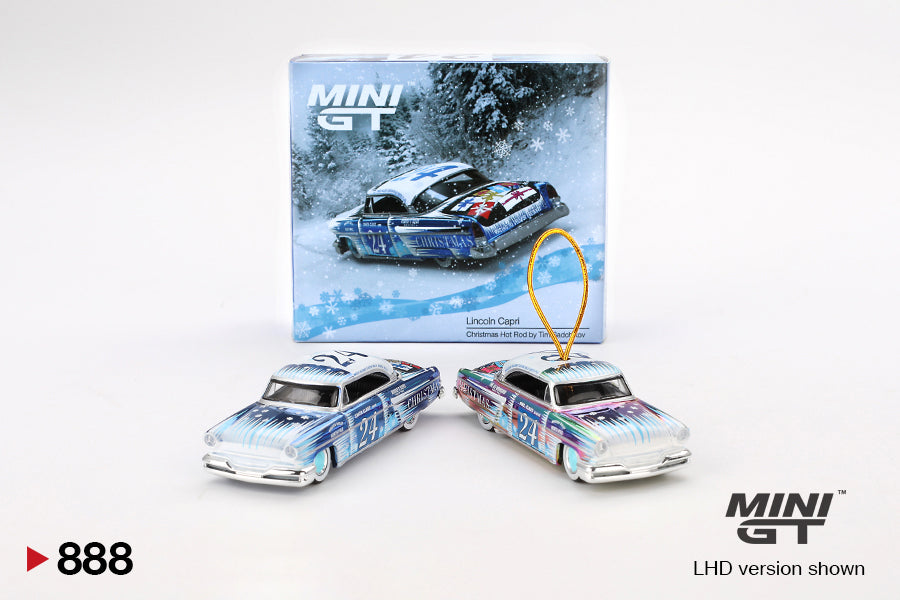 [MINI GT] Lincoln Capri Christmas Hot Rod by Tim Sadchikov 2024 Christmas Limited Edition