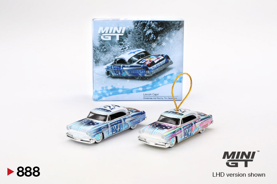 [MINI GT] Lincoln Capri Christmas Hot Rod by Tim Sadchikov 2024 Christmas Limited Edition