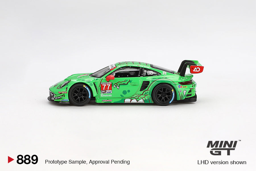 [MINI GT] Porsche 911 GT3 R #77 AO Racing 2024 IMSA Daytona 24 Hrs GTD Pro 2nd Place