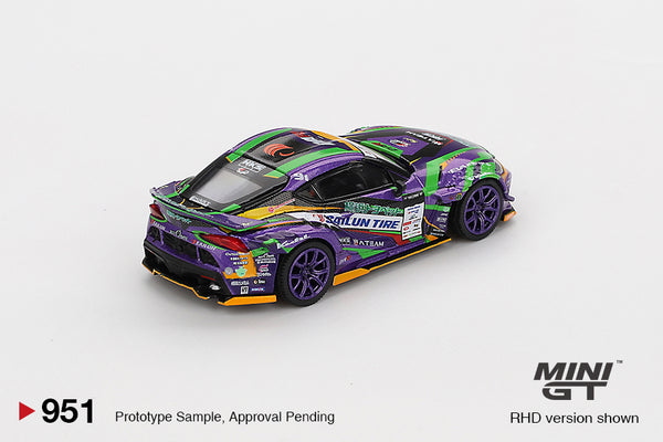 [MINI GT] Toyota GR Supra KUHL 2021 D1GP Evangelion Racing / D1 Blister Packaging