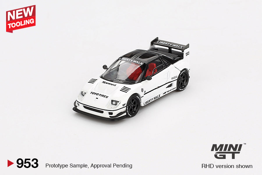 [MINI GT] Mazda AZ-1 Liberty Walk LB40 White 2024 Tokyo Auto Salon