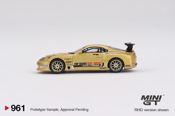 [MINI GT] Toyota Supra (A80) Top Secret GT-300 Top Secret Gold