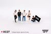 Mini GT Team Liberty Walk Figurine Set