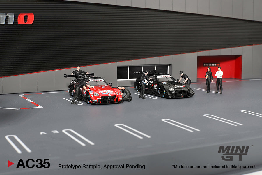 [MINI GT] Nissan Motorsports & Customizing CO.LTD. Nismo Operation Diorama