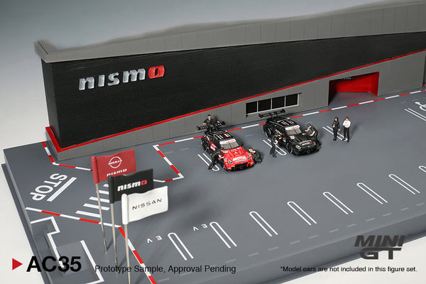 [MINI GT] Nissan Motorsports & Customizing CO.LTD. Nismo Operation Diorama