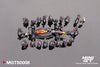 Mini GT Oracle Red Bull Racing RB18 #11 Sergio Pérez 2022 Abu Dhabi GP Pit Crew Set Limited Edition 5000 Sets [MGTS0008]