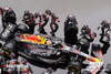 [MINI GT] Oracle Red Bull Racing RB19 #1 Max Verstappen 2023 F1 2023 Japanese Grand Prix Pit Crew Set Limited Edition 5000 Sets