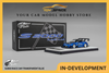 [MICRO TURBO] 1:64 S2000 Race Car Transparent Blue