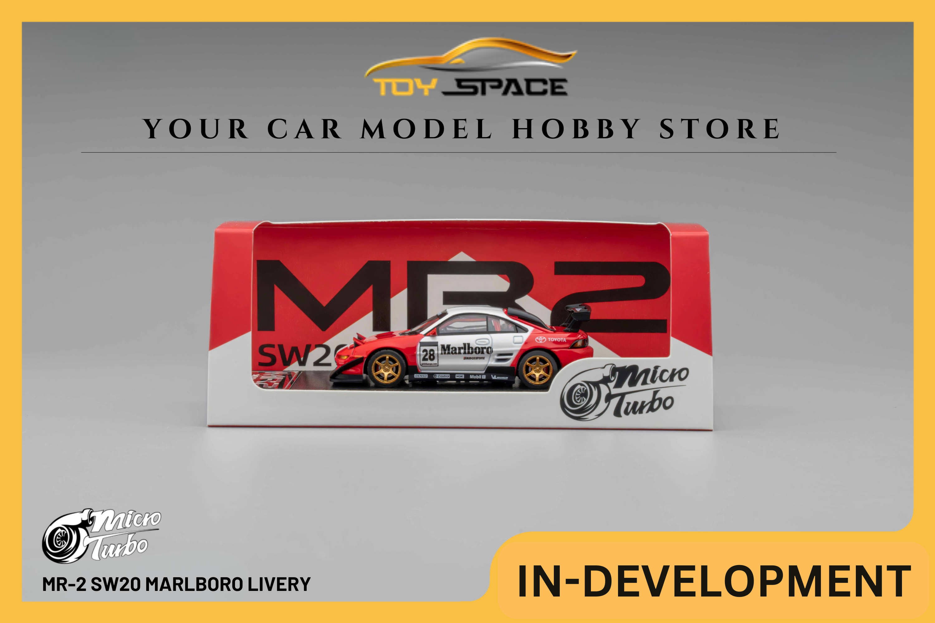 [MICRO TURBO] 1:64 MR-2 SW20 Marlboro Livery