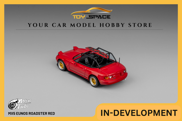 [MICRO TURBO] 1:64 MX5 Eunos Roadster Red