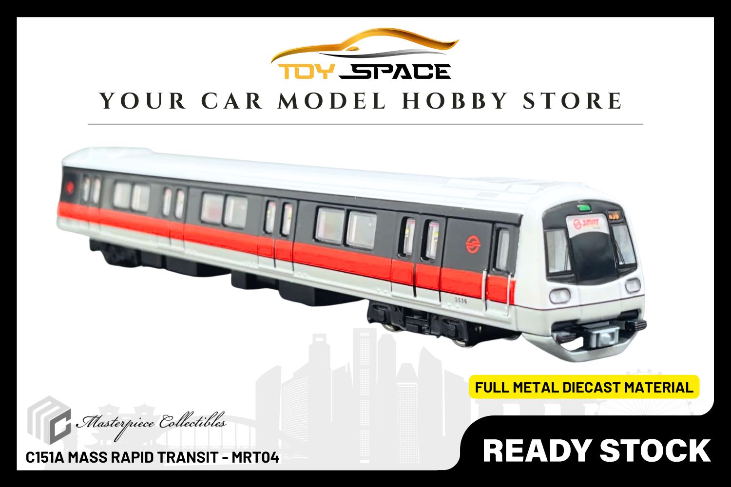 [MASTERPIECE] Diecast C151 Mass Rapid Transit - MRT04