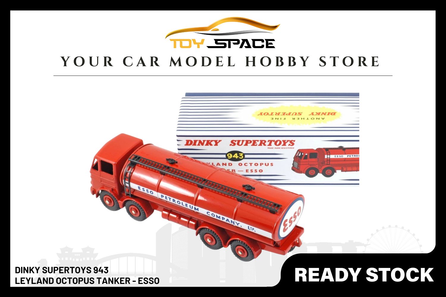 [DINKY SUPERTOYS] 947 Leyland Octopus Tanker - ESSO [Vintage]
