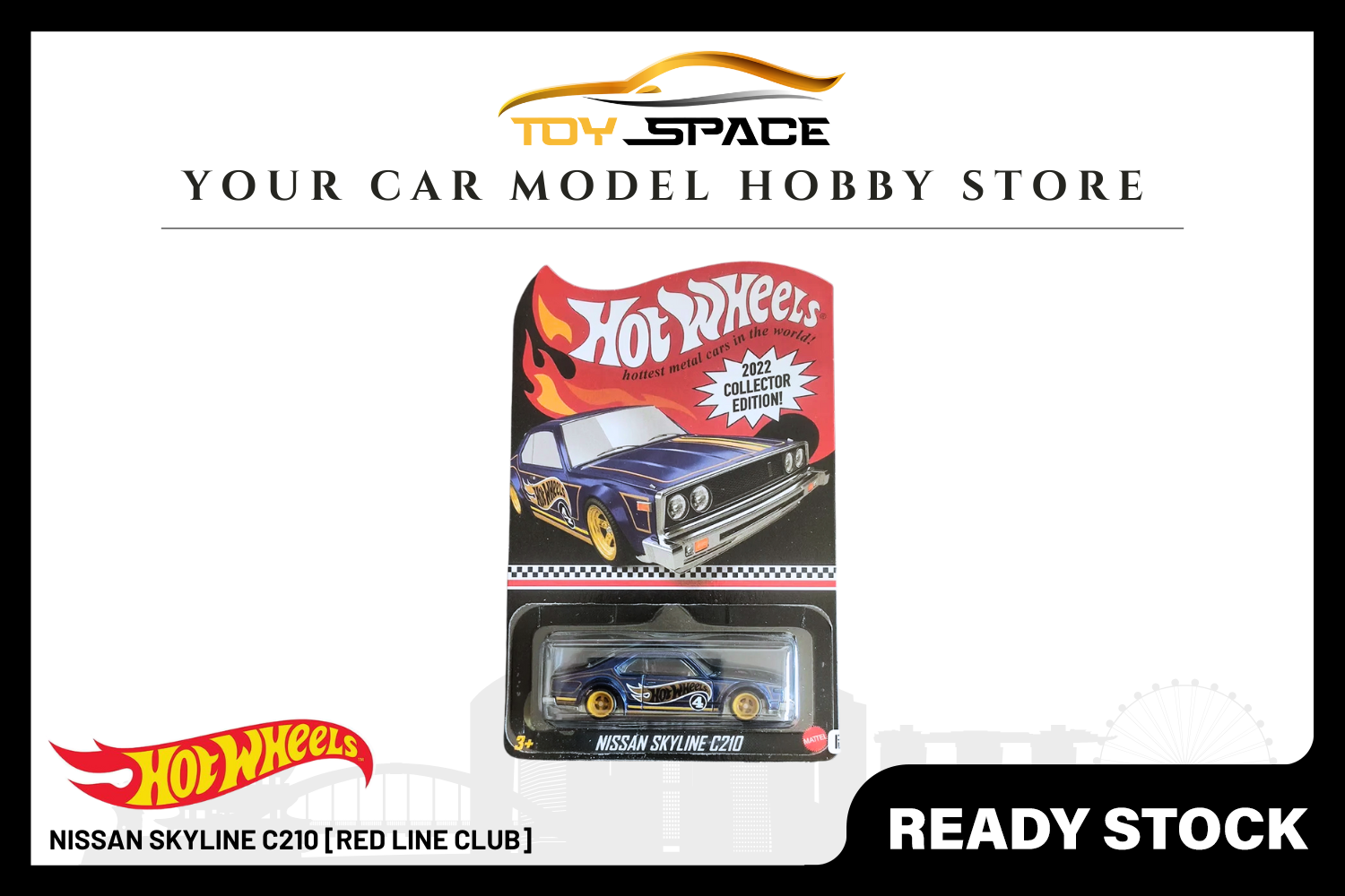 [HOT WHEELS] Nissan Skyline C210 [Red Line Club]