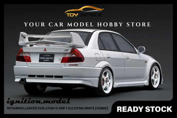 [IGNITION MODEL] 1:18 Mitsubishi Lancer Evolution VI GSR T.M.E (CP9A) White [IG3683]