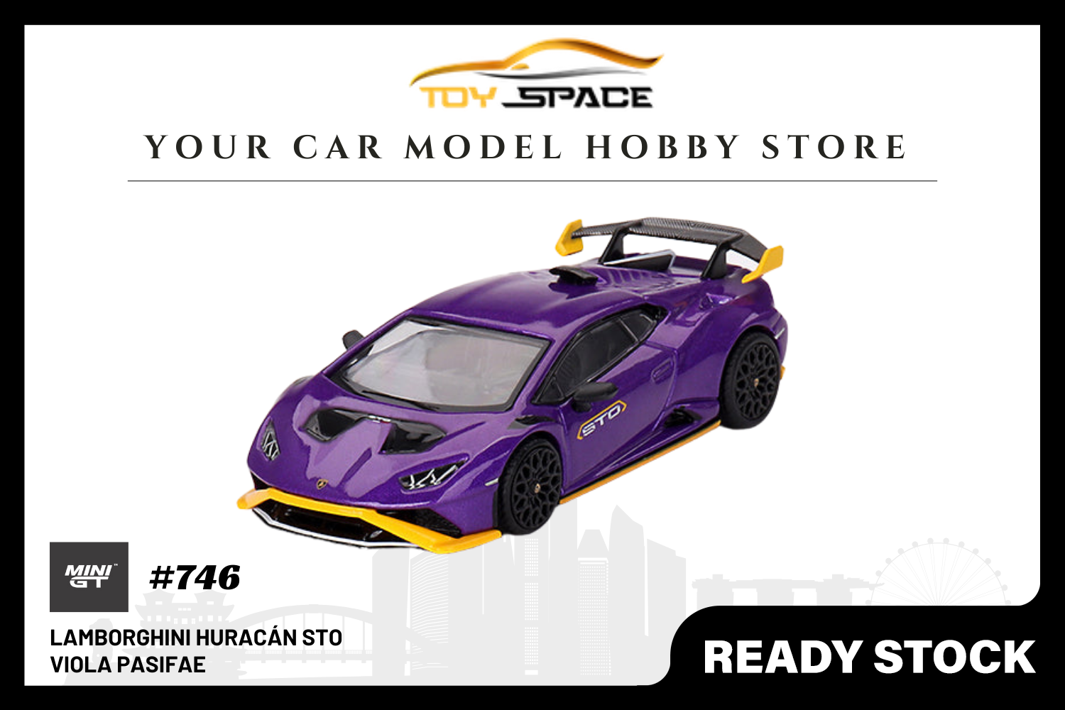 [MINI GT] Lamborghini Huracán STO Viola Pasifae