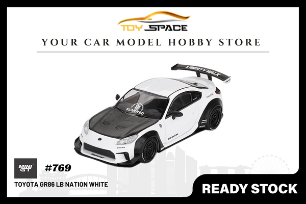 [MINI GT] Toyota GR86 LB Nation White