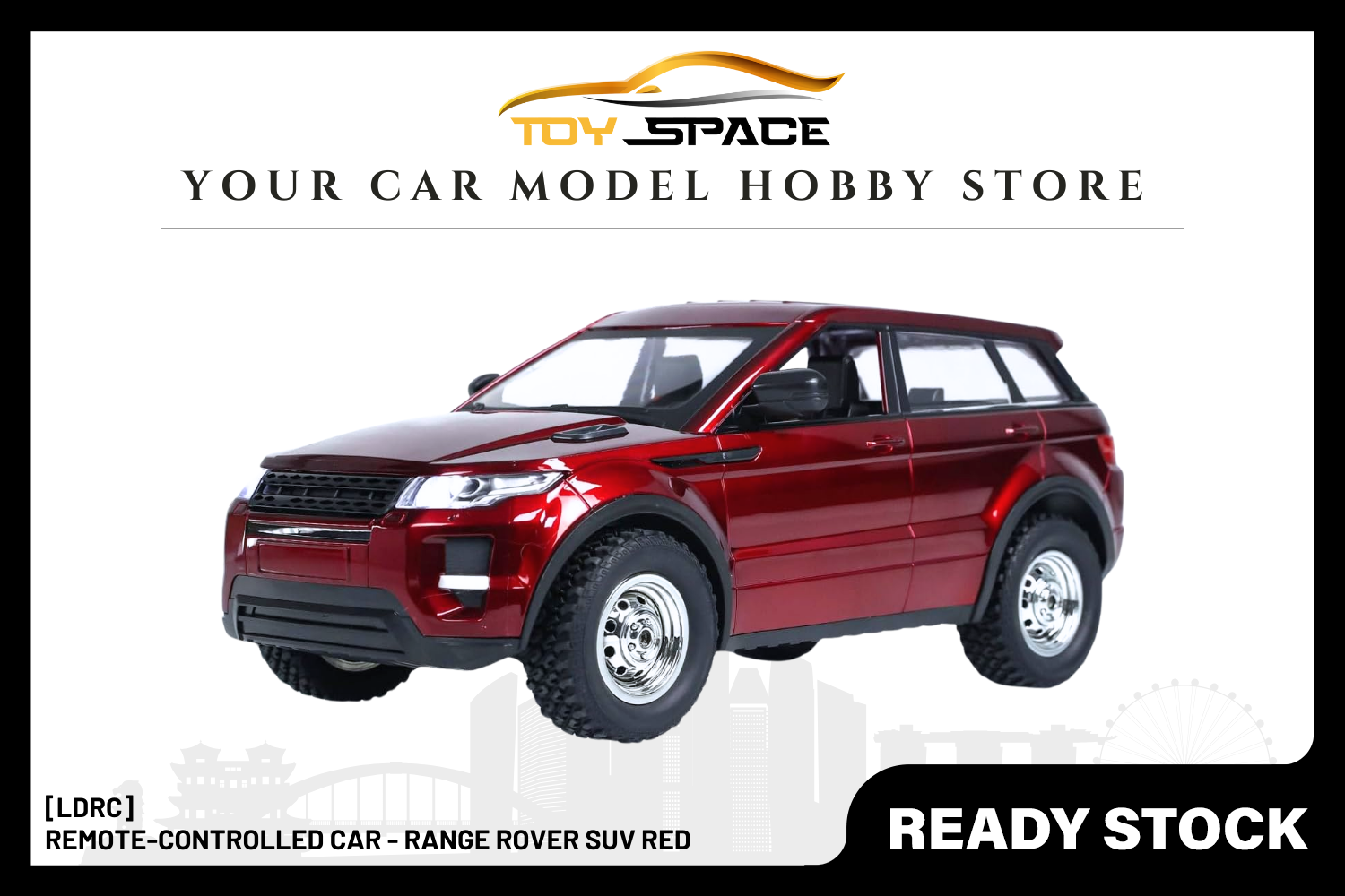 [LDRC] Remote-Controlled Car - Range Rover Suv Red