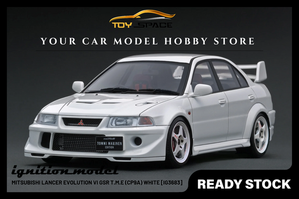 [IGNITION MODEL] 1:18 Mitsubishi Lancer Evolution VI GSR T.M.E (CP9A) White [IG3683]