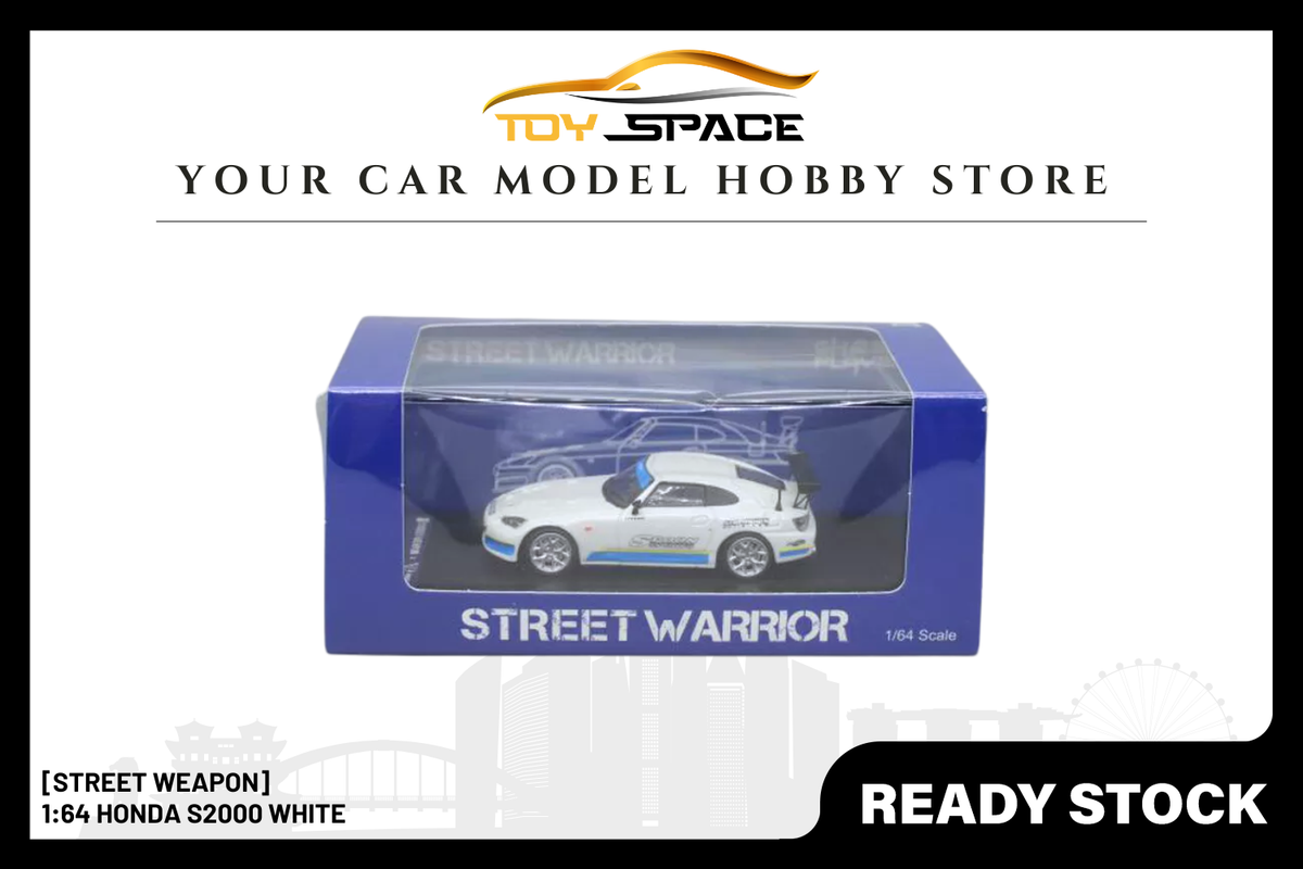 [STREET WEAPON] 1:64 Honda S2000 White
