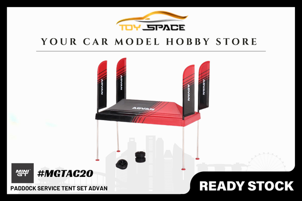 [MINI GT] Paddock Service Tent Set Advan