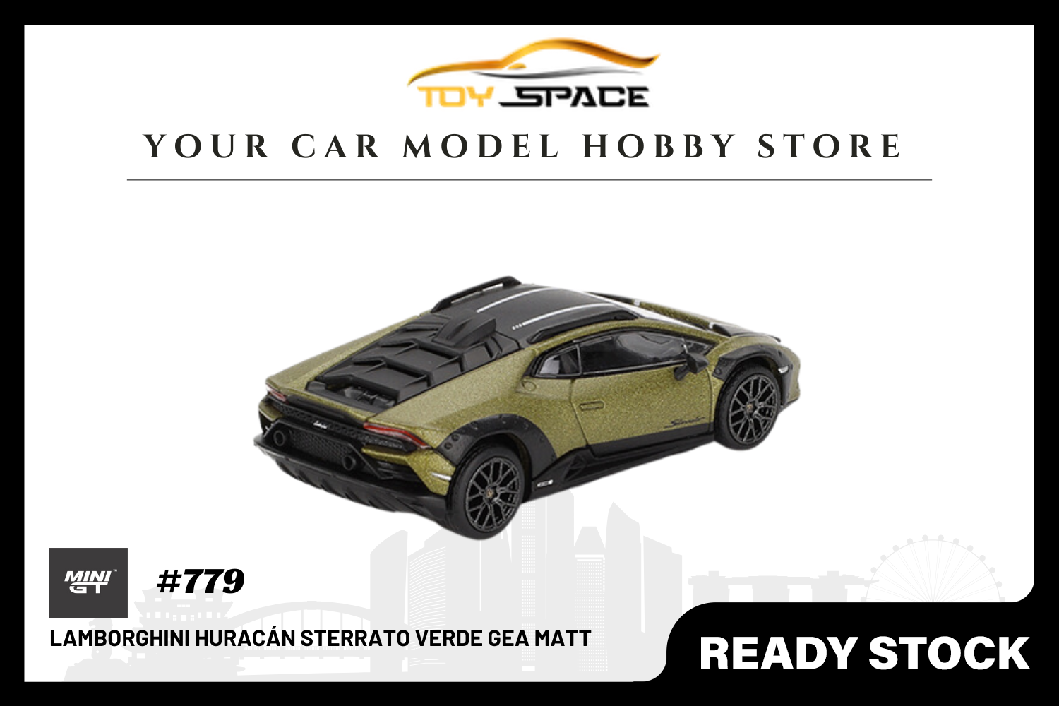 [MINI GT] Lamborghini Huracán Sterrato Verde Gea Matt