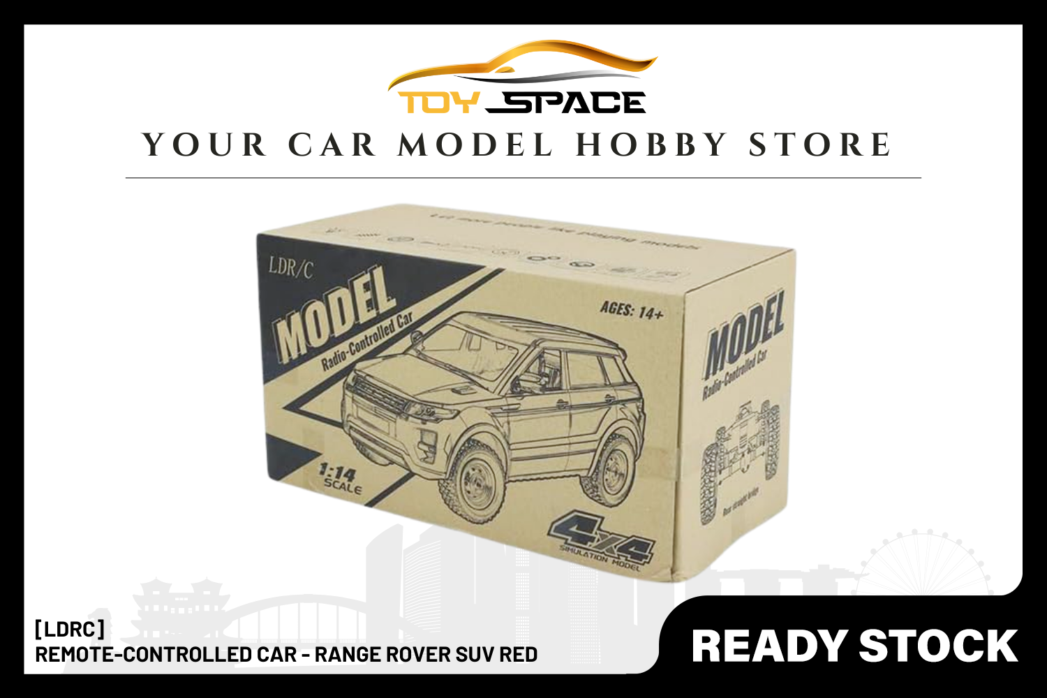 [LDRC] Remote-Controlled Car - Range Rover Suv Red