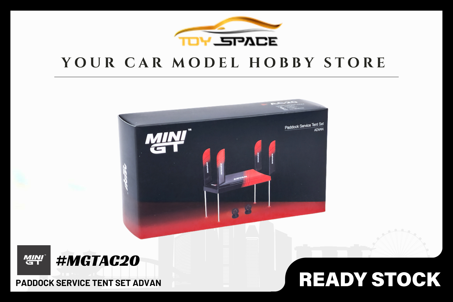 [MINI GT] Paddock Service Tent Set Advan