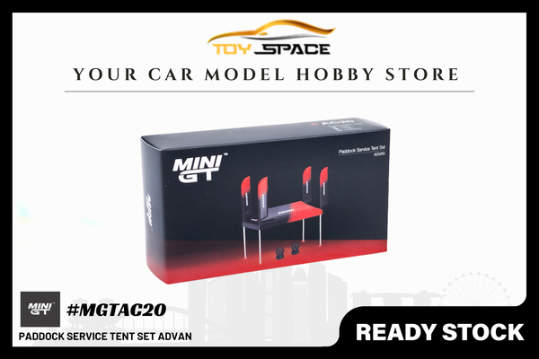 [MINI GT] Paddock Service Tent Set Advan