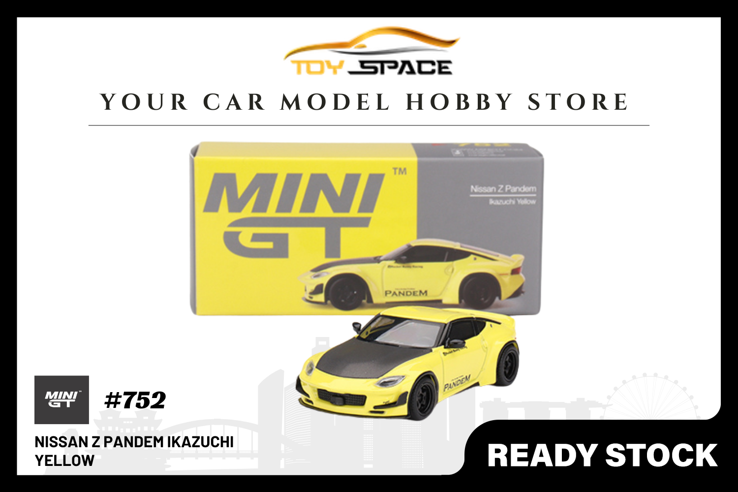 [MINI GT] Nissan Z Pandem Ikazuchi Yellow