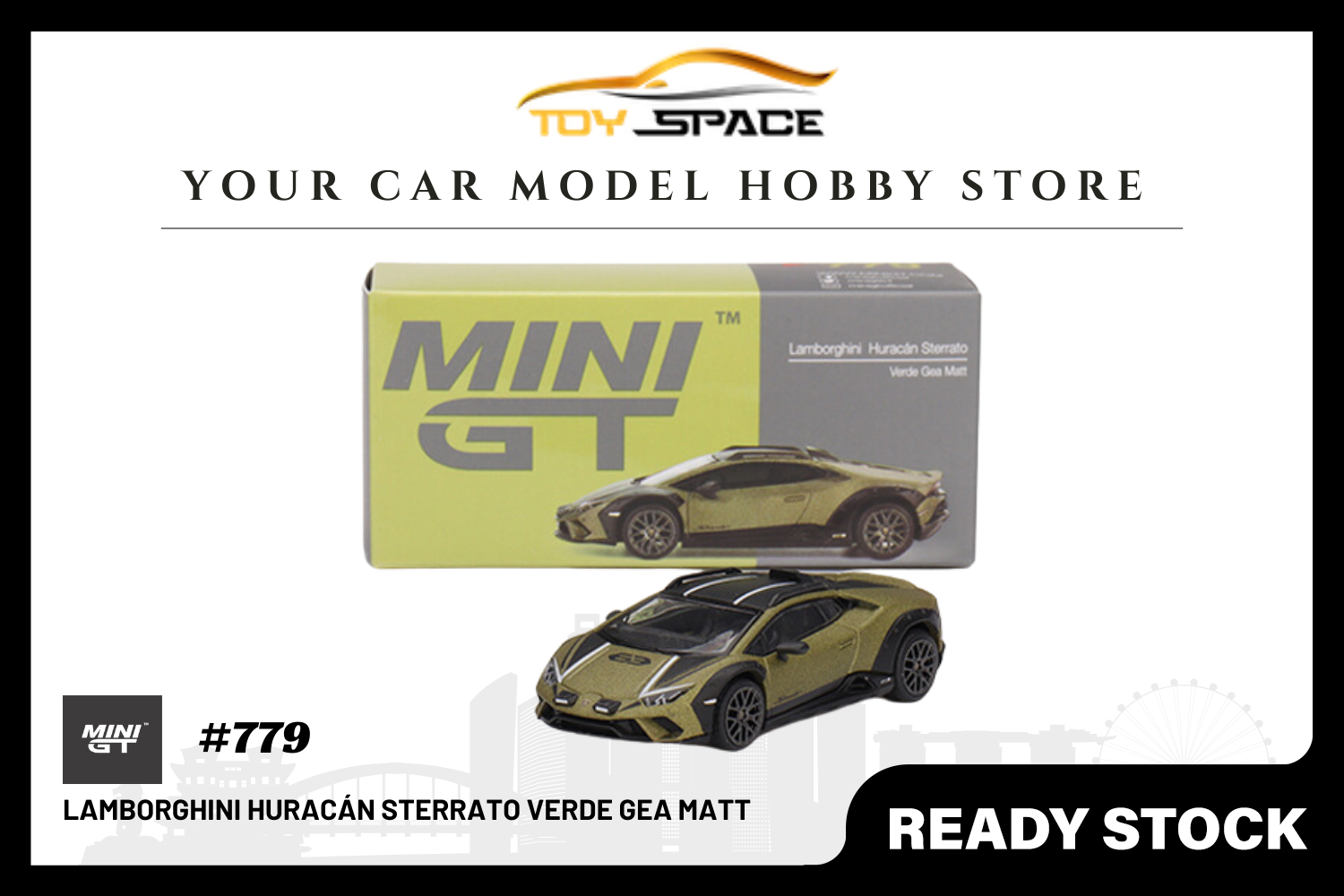 [MINI GT] Lamborghini Huracán Sterrato Verde Gea Matt