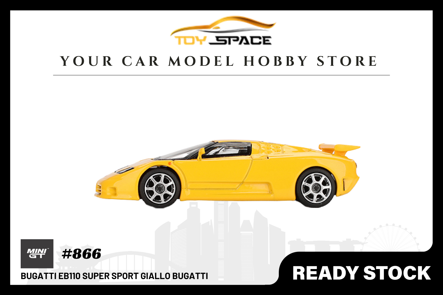 [MINI GT] Bugatti EB110 Super Sport Giallo Bugatti