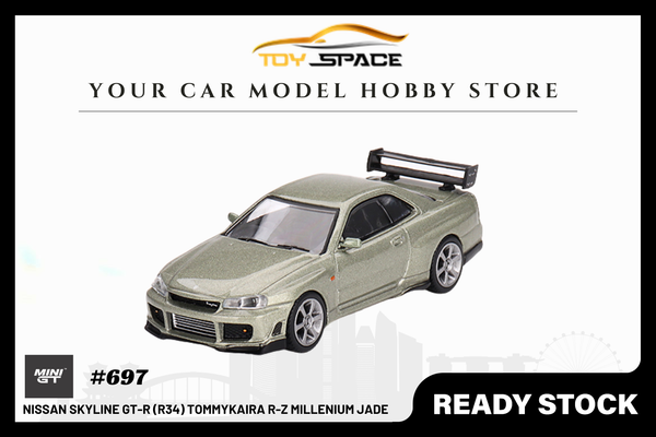 [MINI GT] Nissan Skyline GT-R (R34) Tommykaira R-Z Millenium Jade