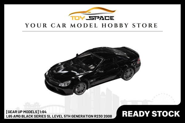 [GEAR UP MODELS] 1/64 L65 AMG Black Series SL Level 5th Generation R230 2008