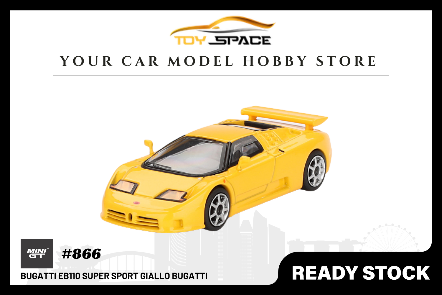 [MINI GT] Bugatti EB110 Super Sport Giallo Bugatti