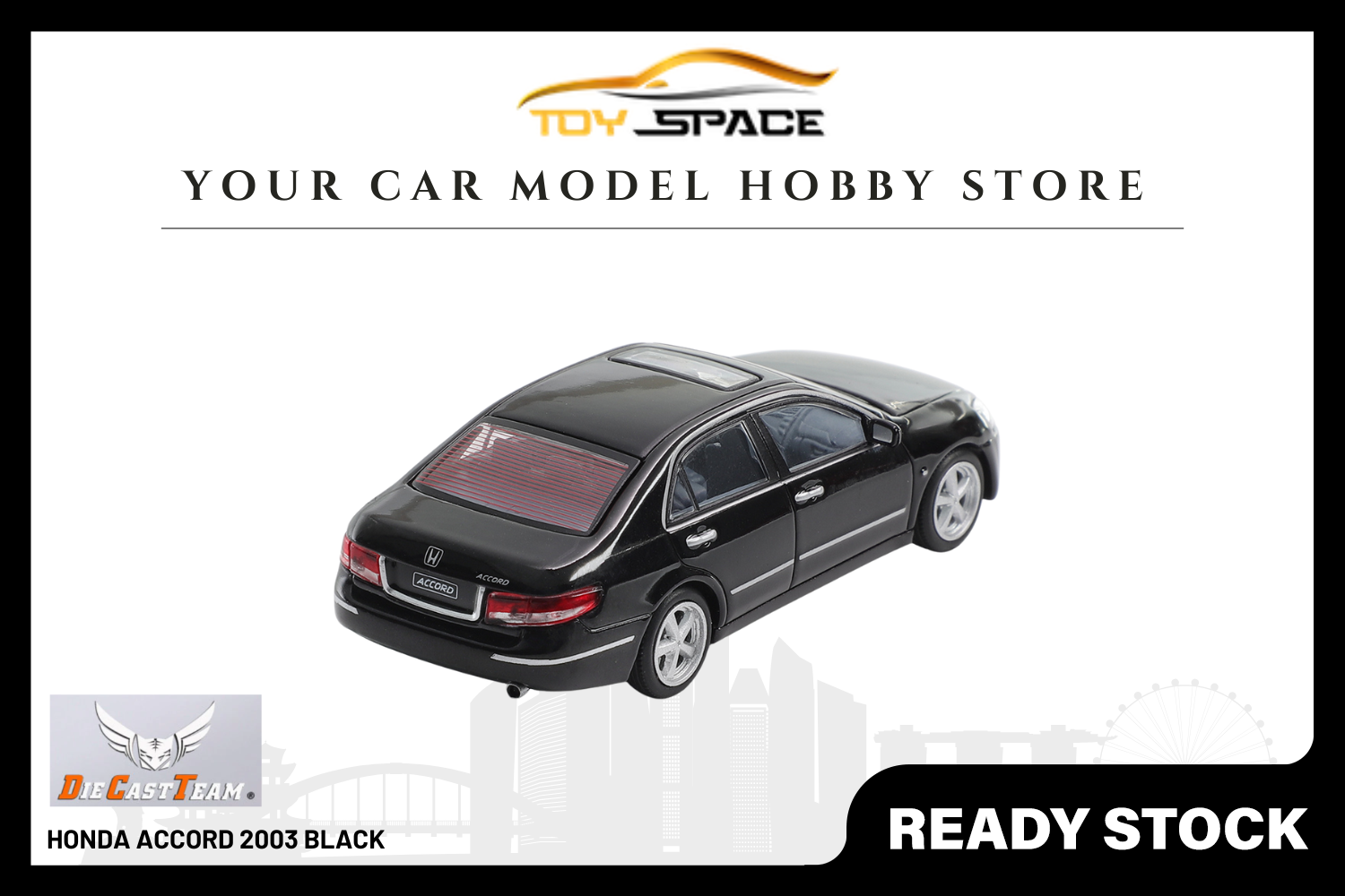 [DCT] 1:64 Honda Accord 2003 Black