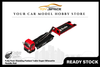 [MICRO TURBO] 1:64 Fully Floor-Standing Flatbed Trailer Super Silhouette Metallic Red