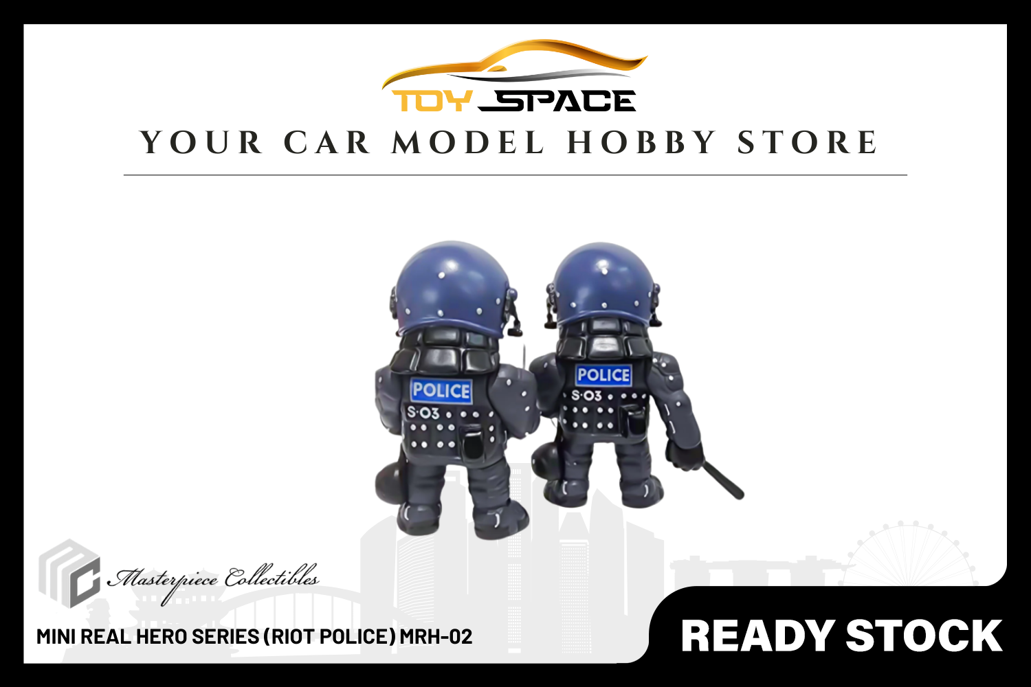 [MASTERPIECE] Mini Real Hero Series (Riot Police) MRH-02