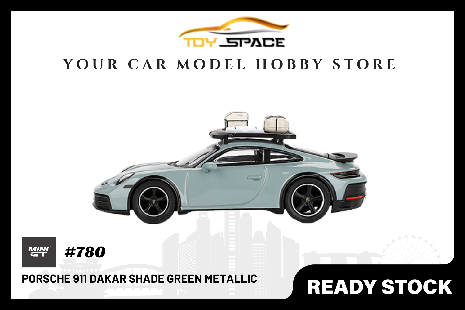 [MINI GT] Porsche 911 Dakar Shade Green Metallic