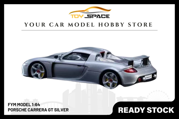 [YM MODEL] 1/64 Porsche Carrera GT Silver