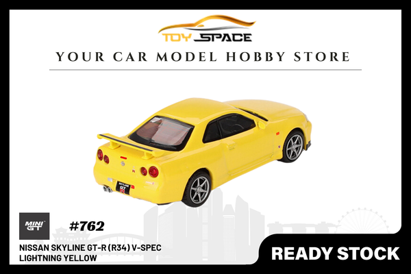 [MINI GT] Nissan Skyline GT-R (R34) V-Spec Lightning Yellow