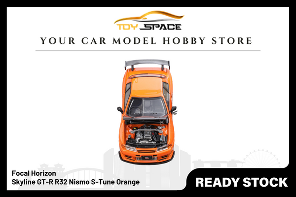 [FOCAL HORIZON] 1/64 Skyline GT-R R32 Nismo S-Tune Orange