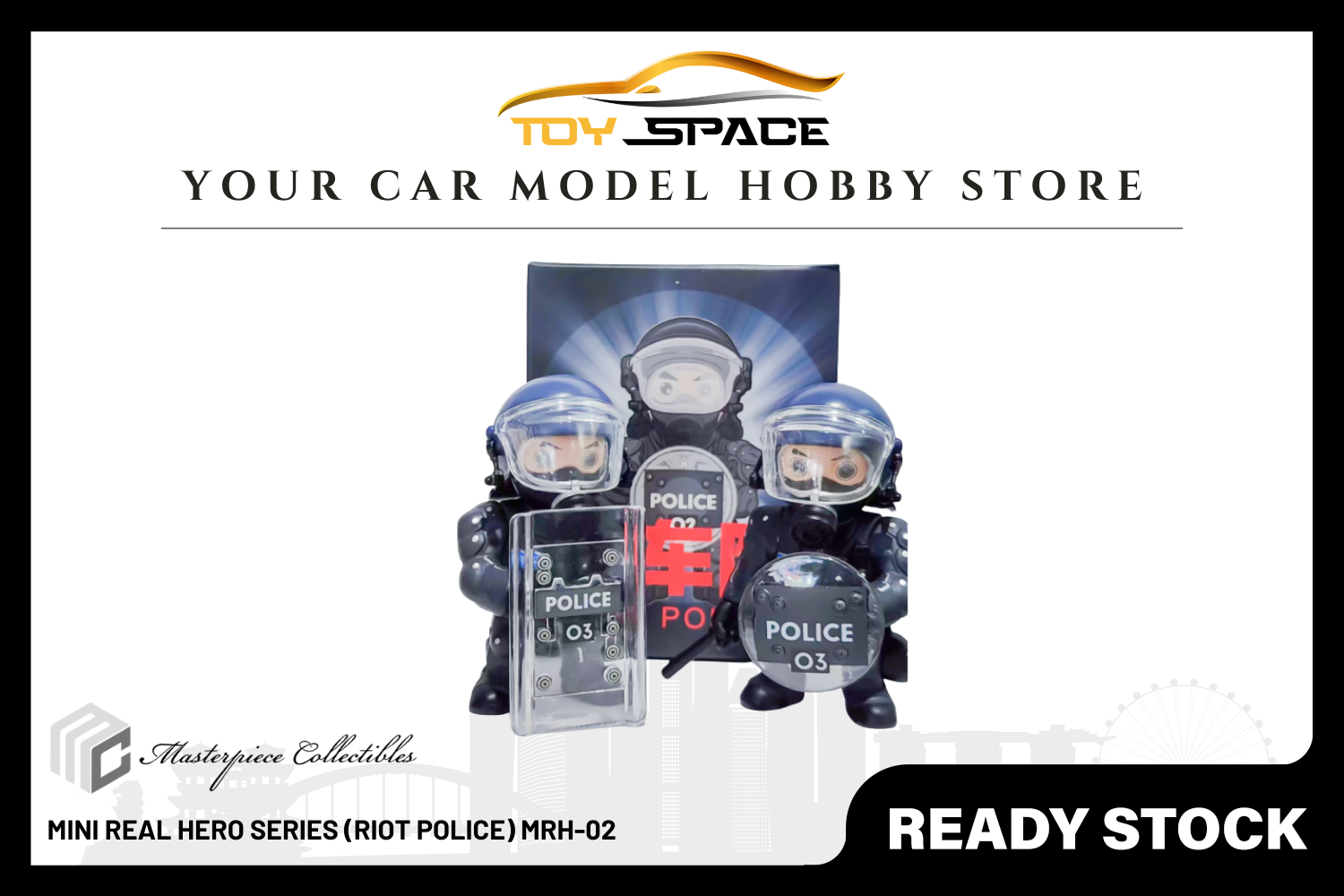 [MASTERPIECE] Mini Real Hero Series (Riot Police) MRH-02