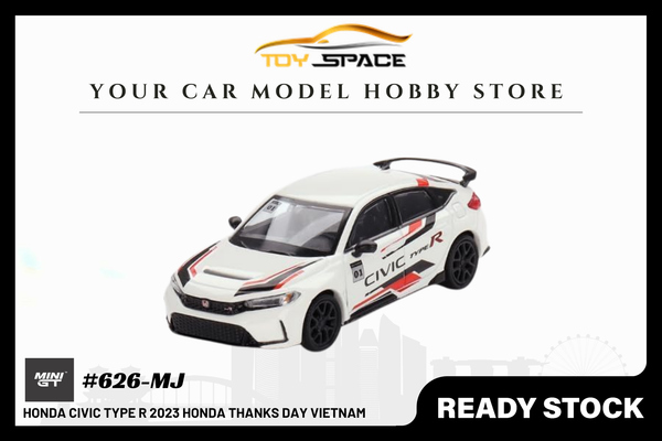 [MINI GT] Honda Civic Type R 2023 Honda Thanks Day Vietnam