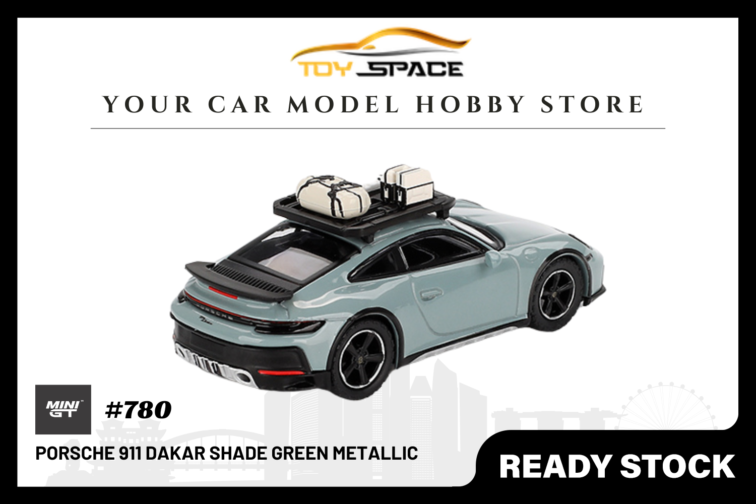 [MINI GT] Porsche 911 Dakar Shade Green Metallic